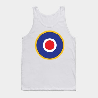 Iconic British RAF target roundel Spitfire, Hurricane, Lancaster. Tank Top